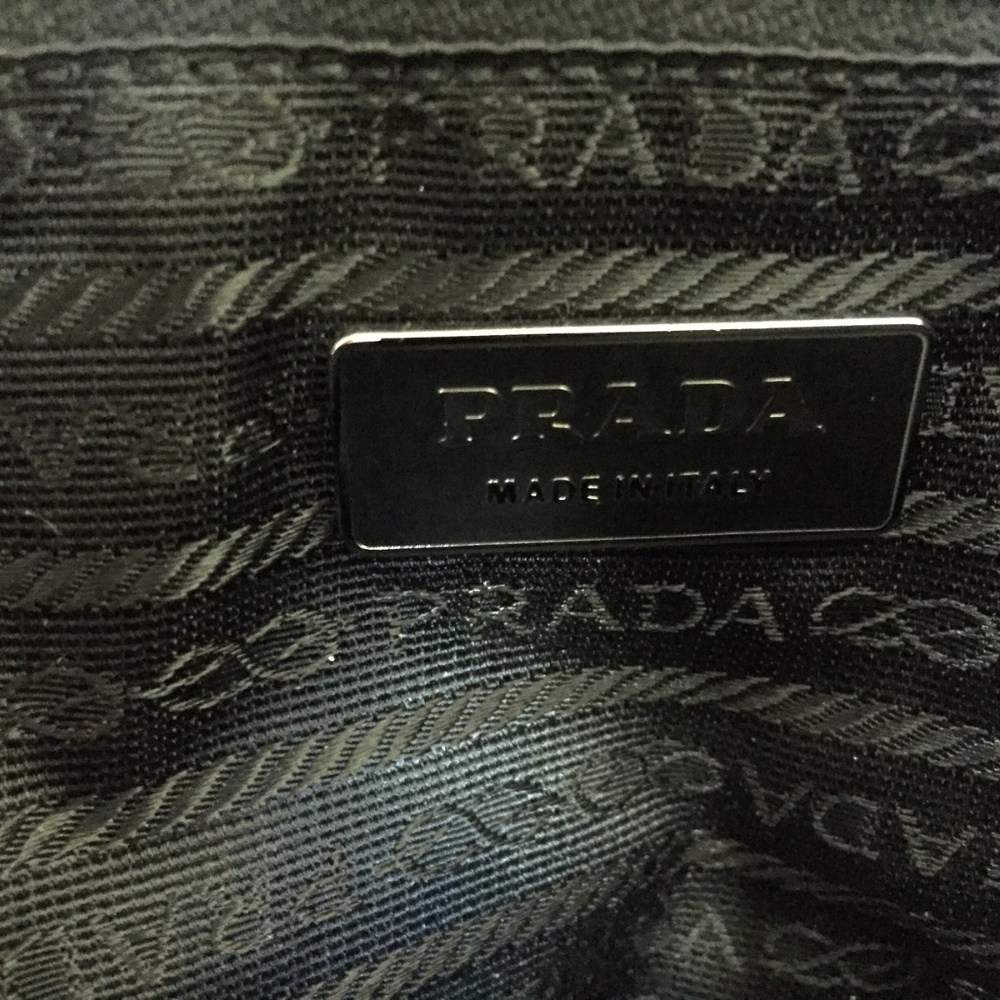 Prada brown nylon vintage handbag - Picture 4 of 6